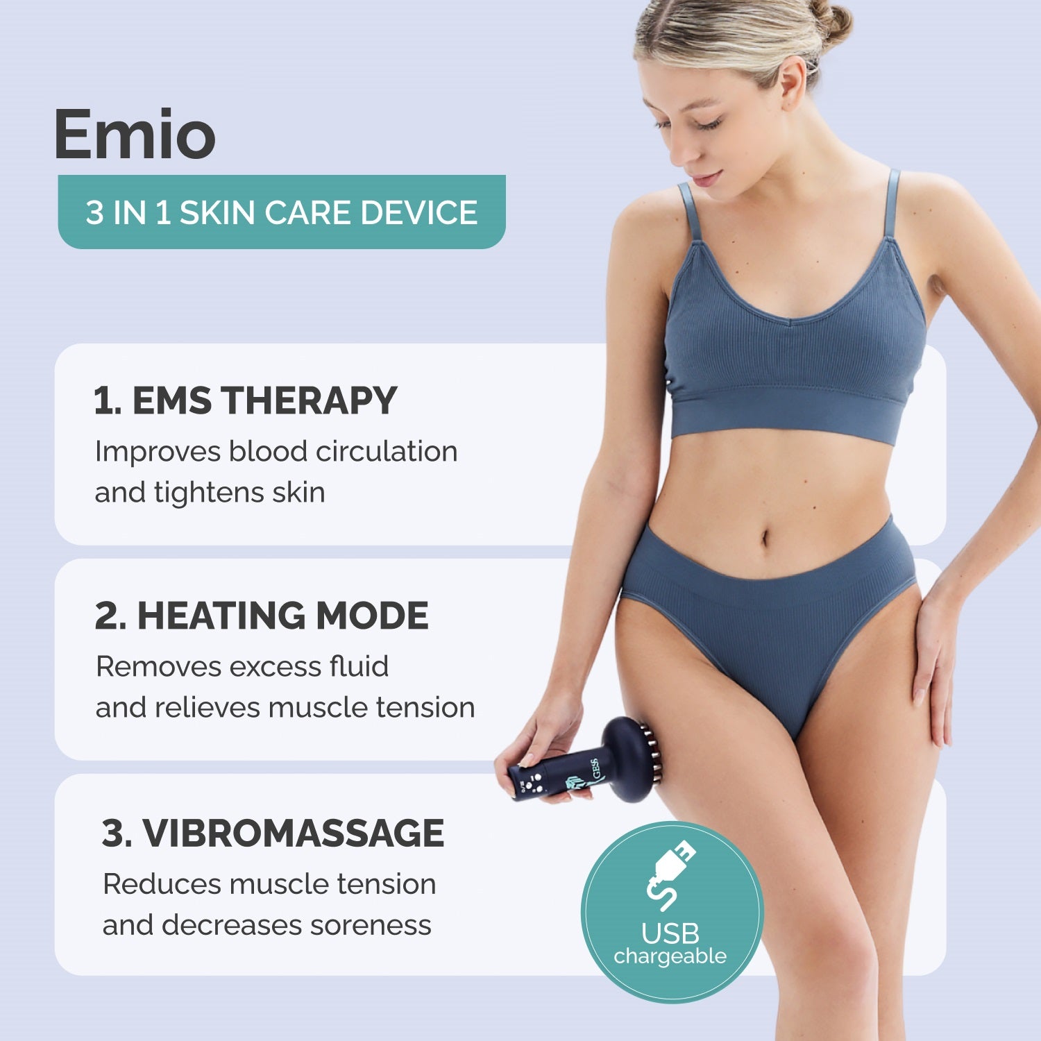 EMIO EMS Body Sculptor – Tieteeseen perustuvaa rasvanpolttoteknologiaa 9 EMIO EMS Body Sculptor – Tieteeseen perustuvaa rasvanpolttoteknologiaa – tuotekuva 2/5