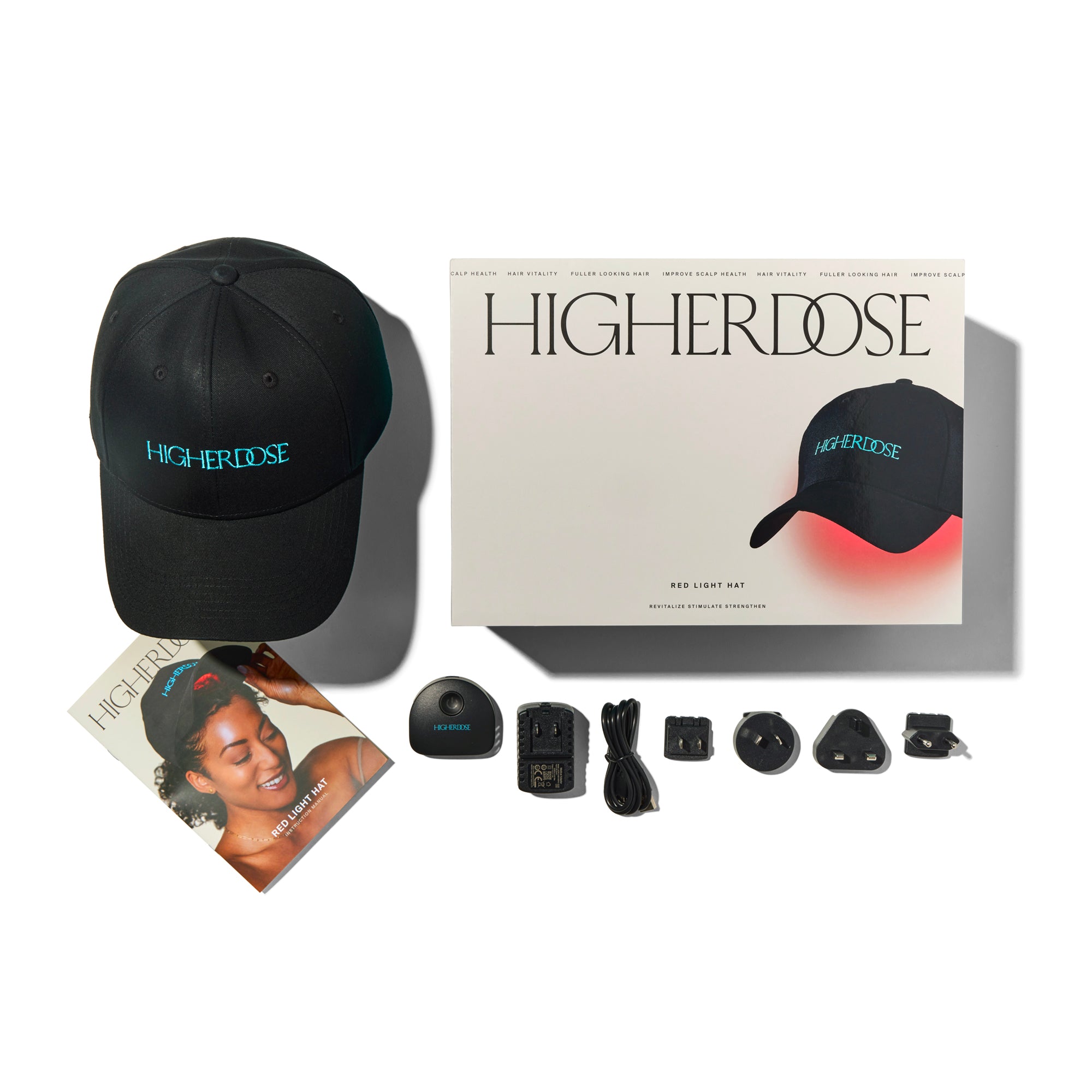HigherDOSE® punavalo- ja lähi-infrapunahoitokorkki 12 HigherDOSE® punavalo- ja lähi-infrapunahoitokorkki