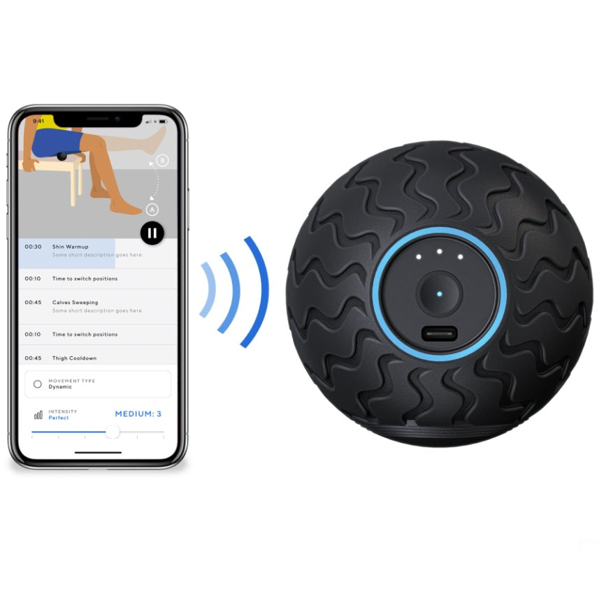 Therabody Wave Solo Vibration Ball -terapiapallo sovelluksella 13 Therabody Wave Solo Vibration Ball -terapiapallo sovelluksella – tuotekuva 2/9