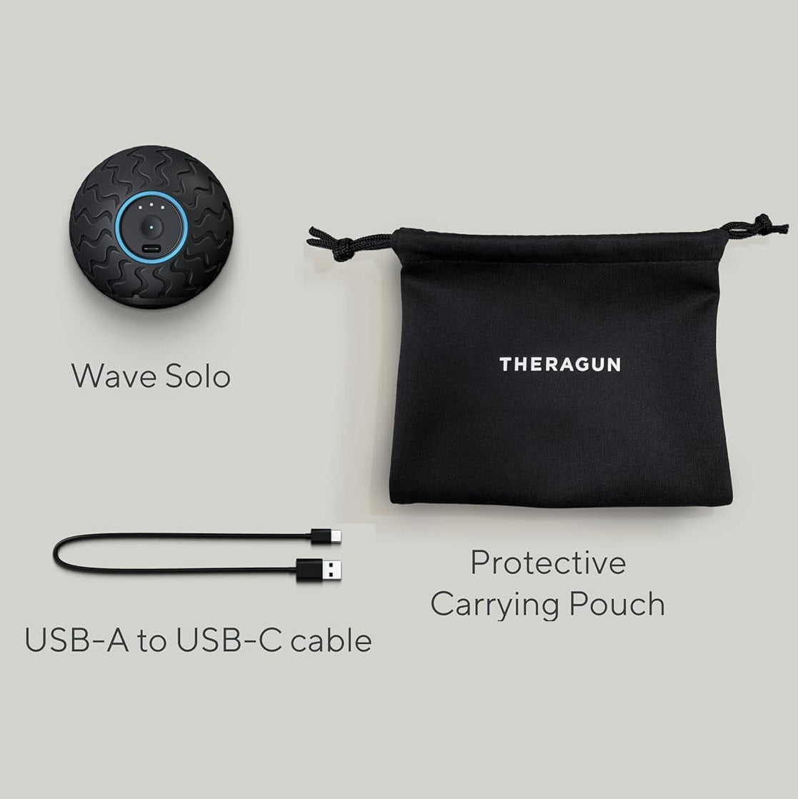 Therabody Wave Solo Vibration Ball -terapiapallo sovelluksella 10 Therabody Wave Solo Vibration Ball -terapiapallo sovelluksella